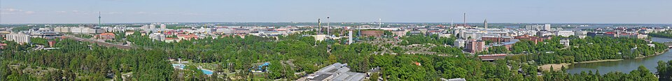 Helsinki: View from the Helsinki Olympic Stadium tower