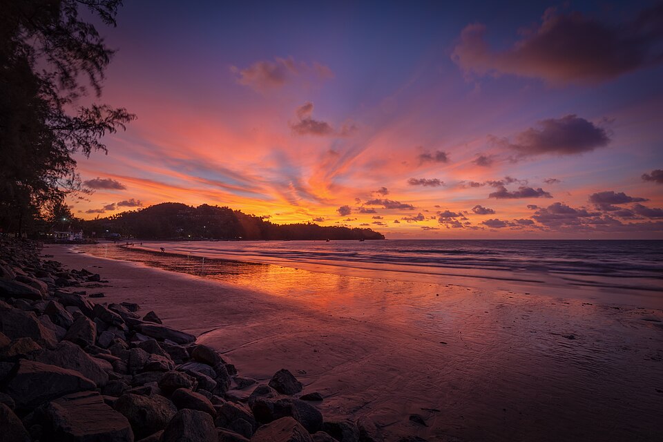 Phuket: Sunset at Bang Tao beach - 01