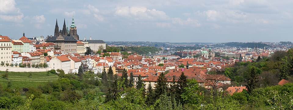 Praga: Praha Panorama from Petřín 20170430