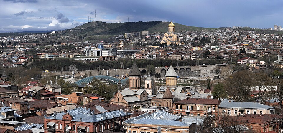 Tbilisi: 20110421 Tbilisi Georgia Panoramic