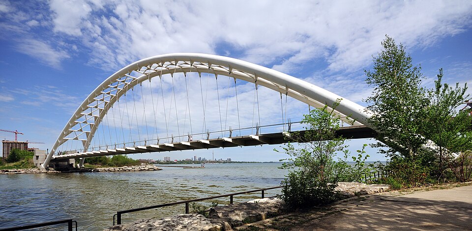 Toronto: Toronto - ON - Humber Bay und Humber Bay Arch Bridge